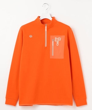 【MEN】 ハーフジップカットソー