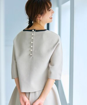 【洗える】ポリエステルホールガーメントプルオーバー ニット