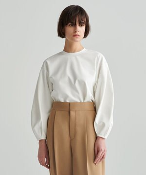  【ReNAVE　UVカット・接触冷感・洗える】ボリュームスリーブジャージー