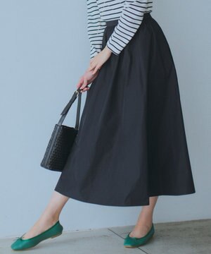  【洗える】ルミエールタフタ フレアスカート