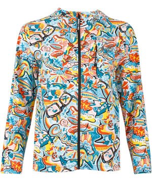  【WOMEN】 CW-X 【CHUMS (チャムス)コラボ】 レディーストップス ジャケット はっ水(本体) フードつき(ドローコードで調整可能) 長袖 UVカット率90％以上（本体） レディース LNY530 /ワコール