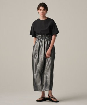 フォイル スカート（uncrave WHITE）