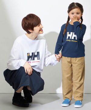  【キッズ】ロングスリーブ HHヘリーベアティー