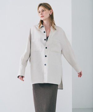  リヨセルライトリネン BIGシャツ