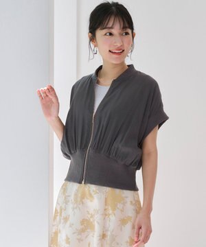  【洗える】シアージレ ブルゾン