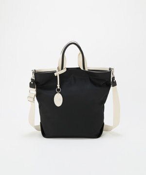  【TREASURE TOPKAPI】ストライプハンドル ナイロン 縦型 2way トートバッグ A4対応