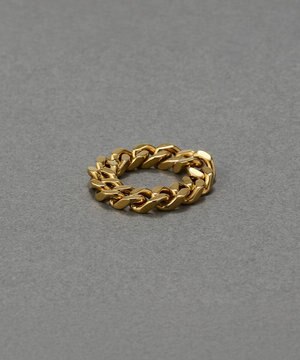  【金属アレルギー対応】ソリッドキヘイリング　ゴールド
