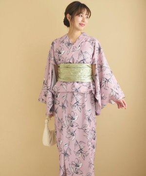 【洗える・2WAY】 簡単着付け 浴衣 3点セット