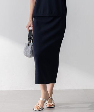  【WEB&一部店舗限定/洗える】レーヨンポリエステルストレッチ タイト スカート