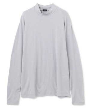  クリアウールジャージー　モックネック