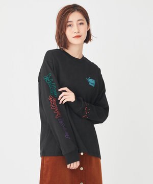 【洗える】マルチロゴ PS HAPPY 長袖Tシャツ