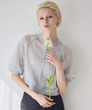  【カトリエムブーケ】Combinaison de textures チュールプルオーバー
