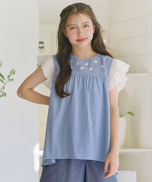 【150-160㎝】 petit fleur エンブロイダリーチュニック