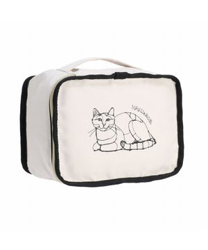  HAyU × ace. トラベルポーチ S 猫柄 17821