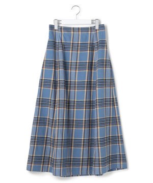  【WOMEN】チェック ロングスカート