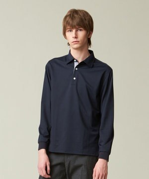  【新素材 / ビジネス対応可】ロングスリーブポロシャツ