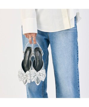  <noyau>2WAYリボンストラップミュールパンプス