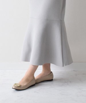  【Bridget Birkin】バックルレインフラットパンプス