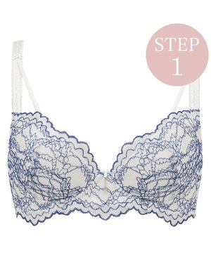  【BRADELIS New York / 育乳補整ブラ・STEP1 集める】ジャスミンステップ1ブラ25S1 ブラデリス 補正 ブラジャー