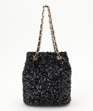  スパンコールチェーン バッグ