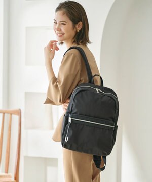  【PC用ポケット付き】ナイロンポケット バックパック