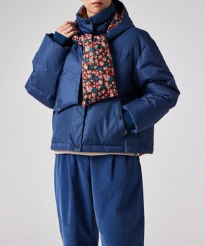  Tea Floral ボンネットフード ショートダウン