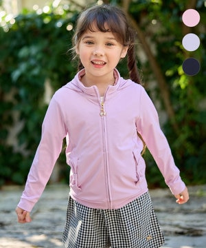 UVカット リボンパーカー