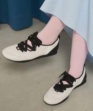  ロープロ リボン スニーカー