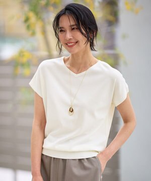  ハーフスリーブニット