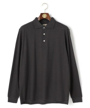  【ビジネス対応】リンクスシャドーチェック ロングスリーブポロシャツ