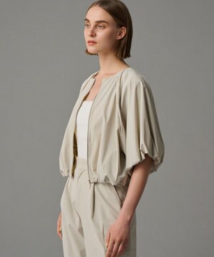  【撥水・接触冷感・UVカット・洗濯機洗い可】マルチファンクションナイロン ２WAYブルゾン（uncrave STANDARD）