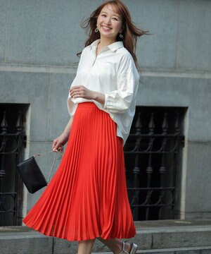  エアリープリーツ スカート