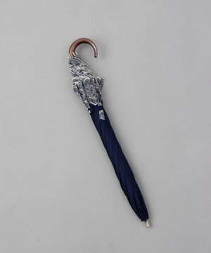 NINA RICCI （ニナリッチ)  刺しゅうオーガンジー掛け合わせ晴雨兼用パラソル（2段スライドショート傘）