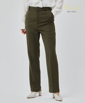  【洗える】ALAINA / スリムストレートパンツ