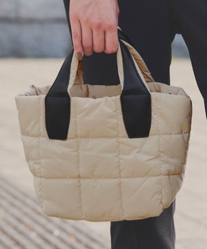  【2WAY】キルティングトートバッグ