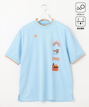 【UVカット / 吸水速乾】【MEN】グラフィティ モック T