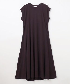 【洗濯機可】ノースリーブフレアワンピース