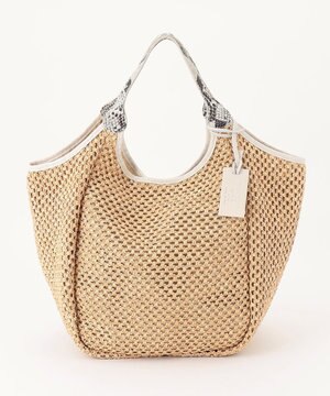  MARCO MASI ラフィア トートバッグ