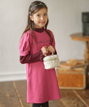  【110-140cm】グログラン ワンピース