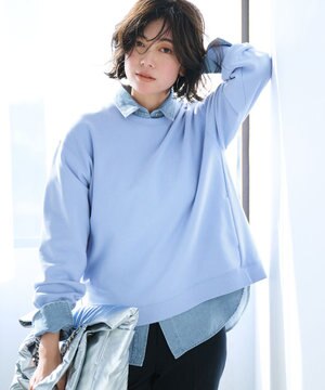  【WEB&一部店舗限定カラーあり/Oggi2月号掲載】カラー スウェット