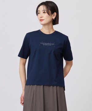  【洗える】ロゴTEE カットソー