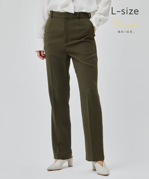  【洗える・L-size】ALAINA / スリムストレートパンツ