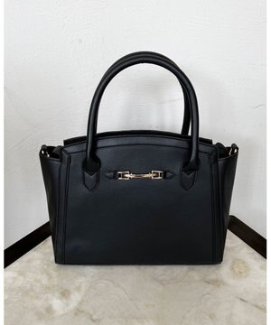  【美人百花7月号掲載】2WAYビットエッジミディ トートバッグ