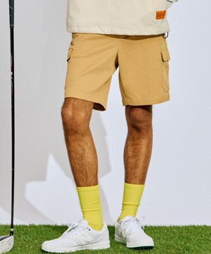  【GOLF OUT掲載アイテム】【MEN】ワッフルカーゴショーツ ゴルフ