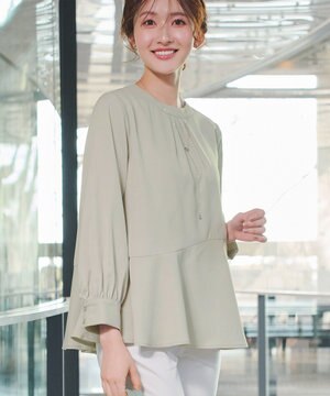  イレギュラーヘムブラウス