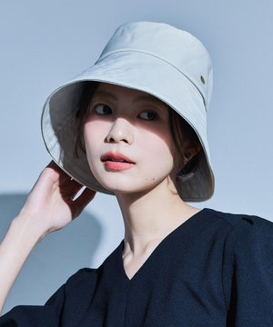 【サイズ調整可】TRIM RIBBON WIDE BRIM HAT ハット