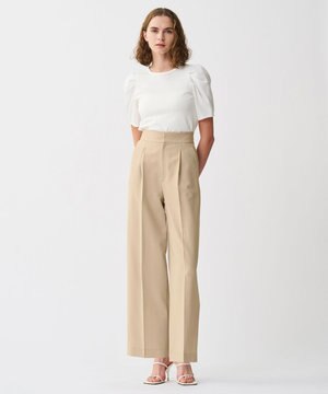  【佐藤晴美さん着用】ウォッシャブルドライサップ ワイドパンツ(サスペンダー付き)