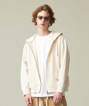  【UNISEX】裏毛フルジップパーカー