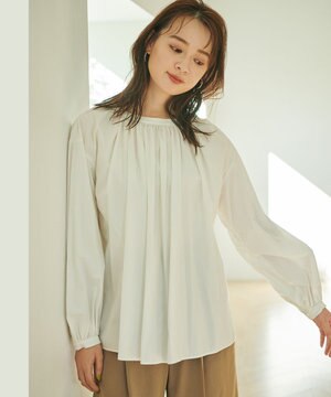 【ANSWER for コンサバフェミニン】オールギャザーブラウス