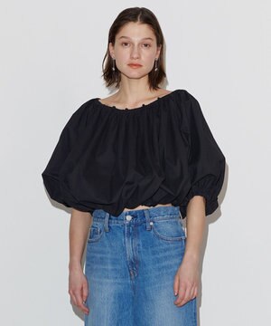 【Nave 洗える】リリー バルーンスリーブブラウス